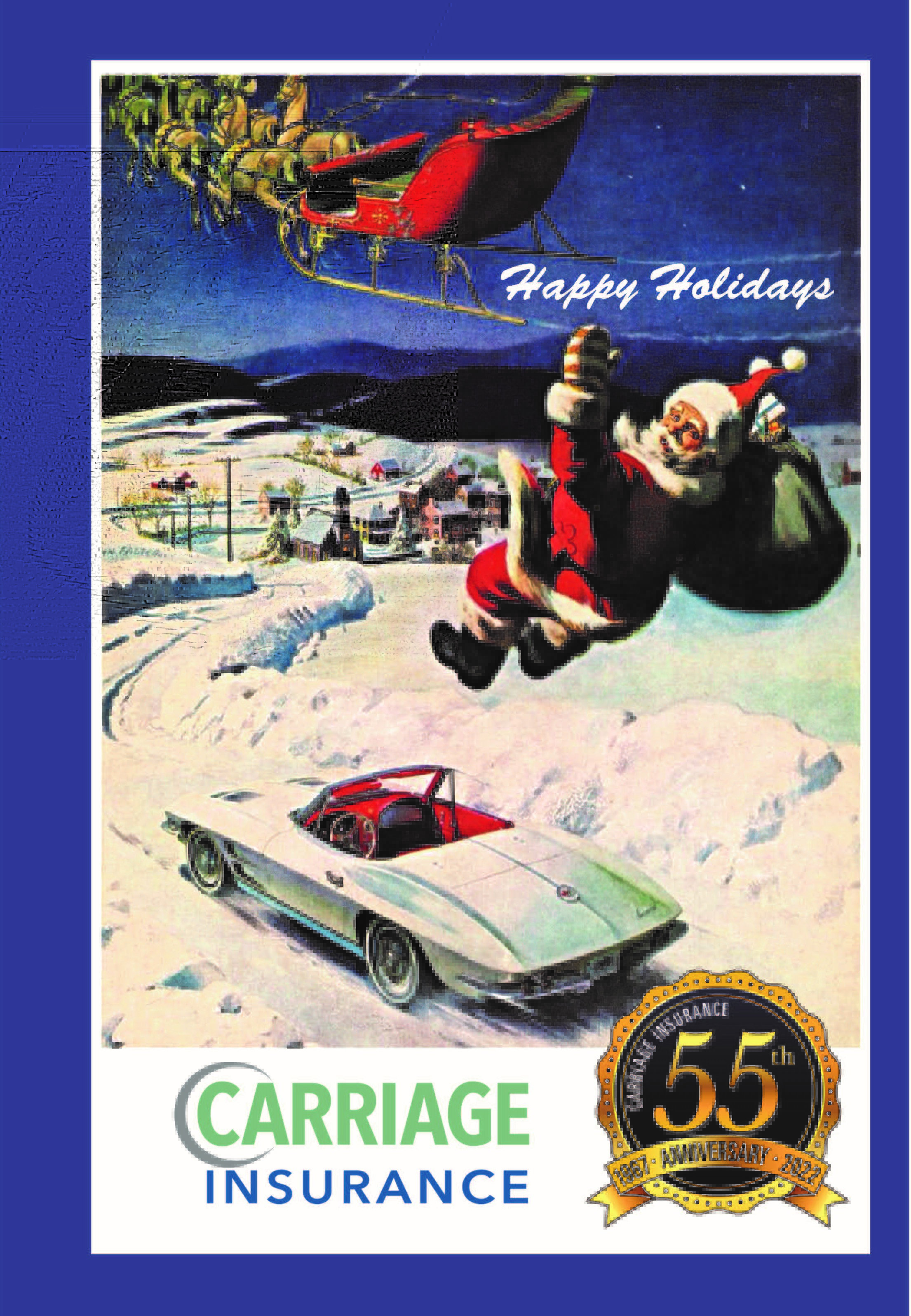 Carriage Holiday Card 2022 FRONT