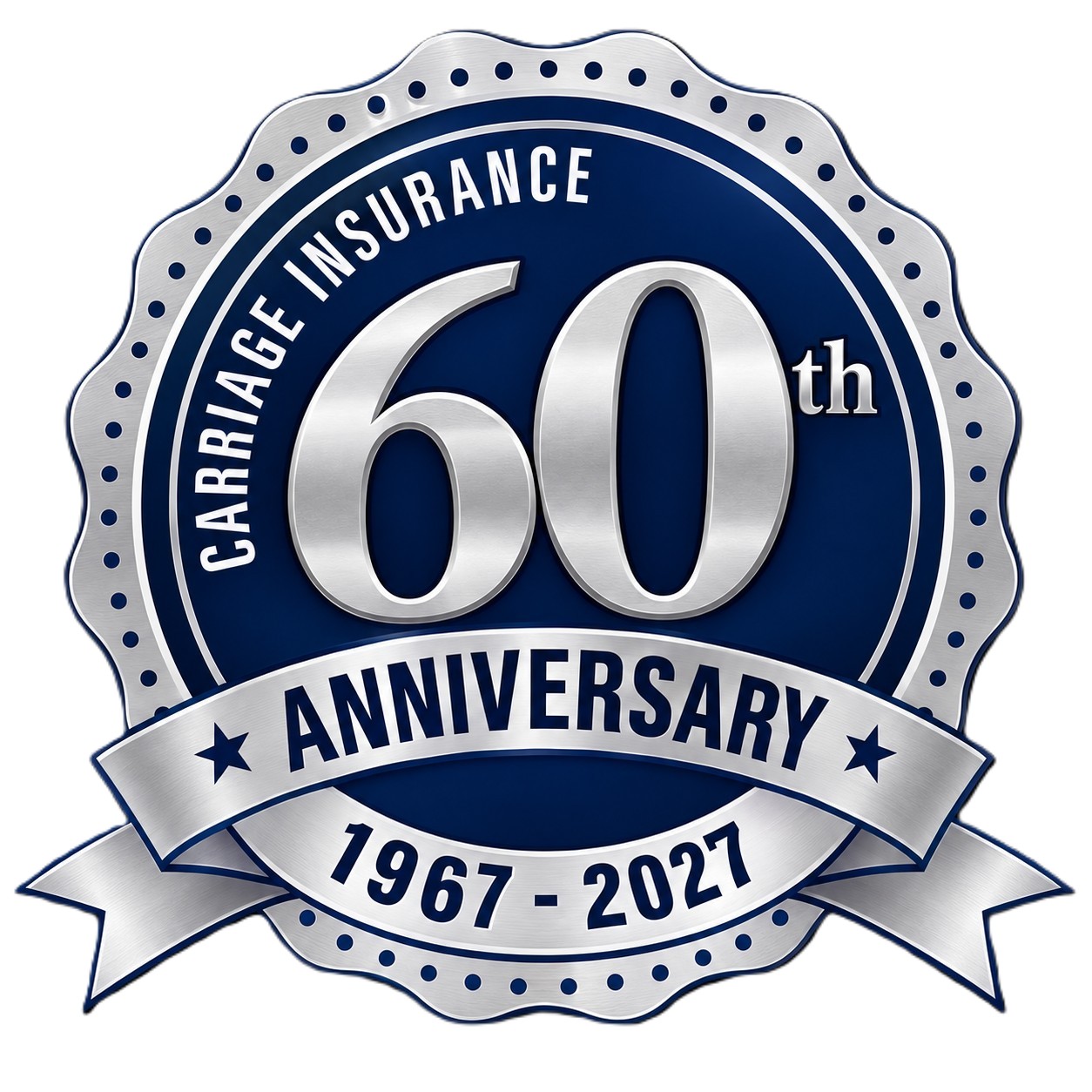 Carriage Insurance 60th Anniversary Logo